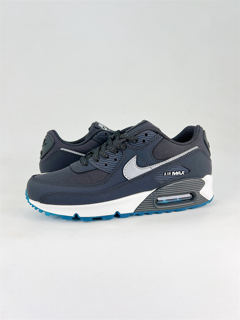 Men's Running weapon Air Max 90 Black Shoes 0109